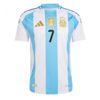 Argentina Rodrigo De Paul #7 Hjemmedrakt Copa America 2024 Kortermet